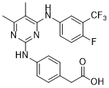PDE4B/PDE5A inhibitor MDL3