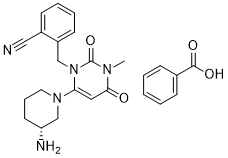 Alogliptin benzoate