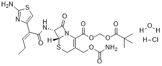 Cefcapene pivoxil hydrochloride hydrate