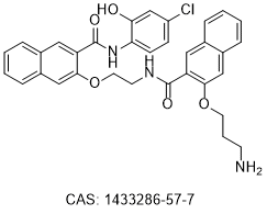 Dual SLC25A51 and SDHA inhibitor 615