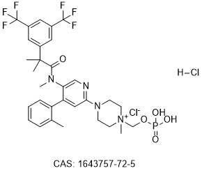 Fosnetupitant chloride monohydrochloride