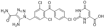 Carboxyamidotriazole orotate