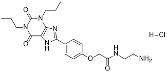 Xanthine amine congener hydrochloride